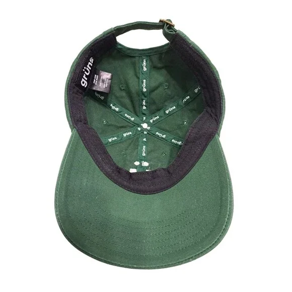 Gruns Nutrition Strap Back Adjustable Hat Cap Green - Picture 5 of 7